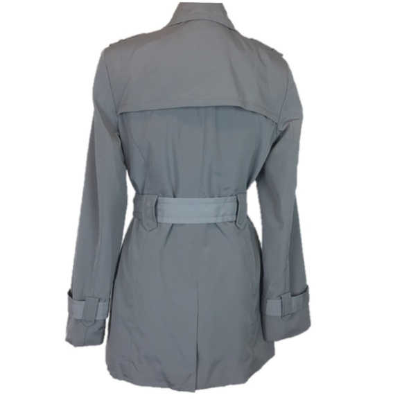 Calvin Klein Double Breasted Belted Pea Coat - Picture 3 of 8